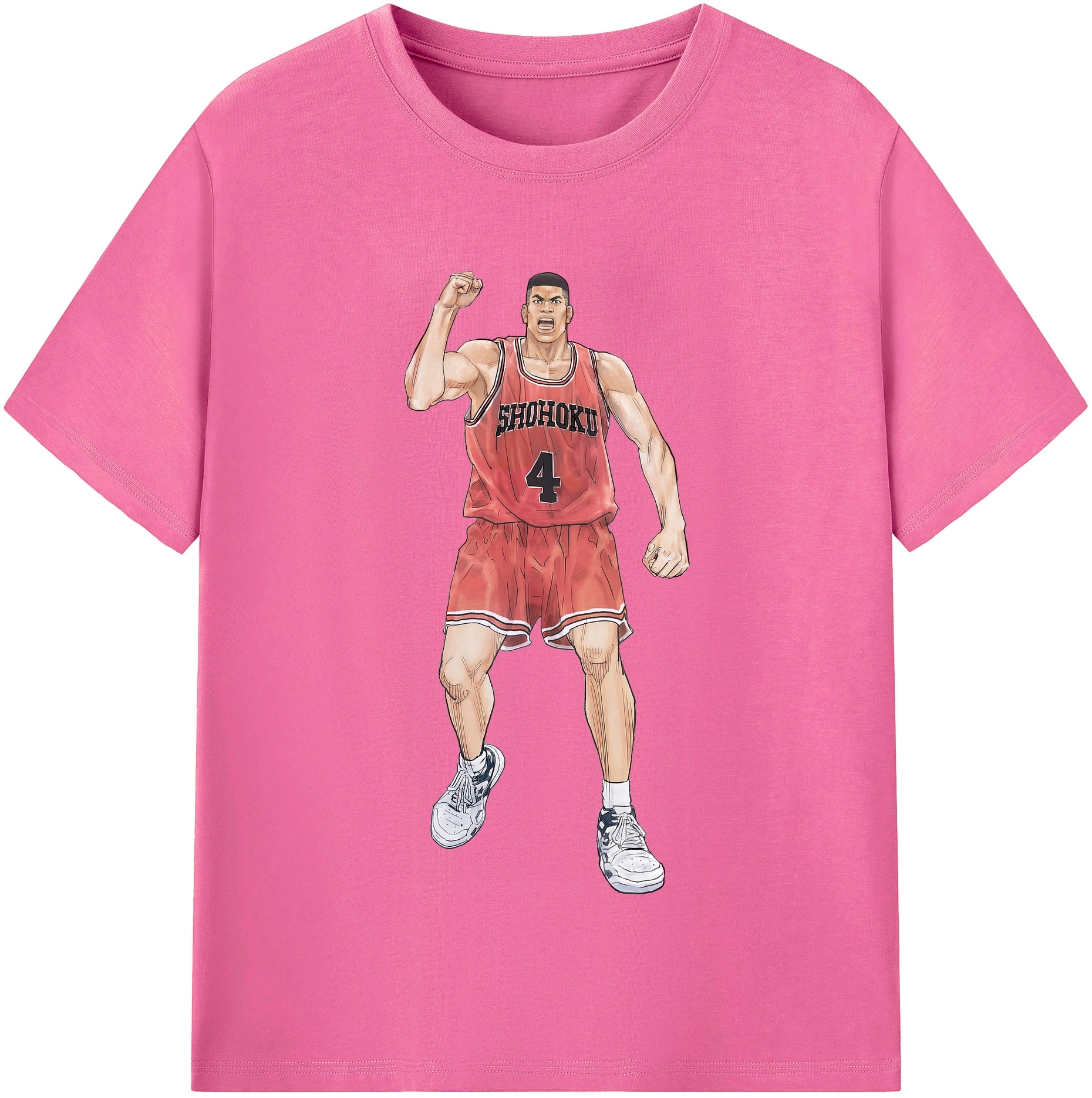 （画像用） SLAM DUNK／スラムダンク レディースカジュアルプリントTシャツ（綿100％）